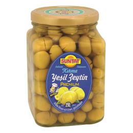BAKTAT Premium Kirma Yesil Zeytin 6x1500g