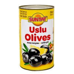 BAKTAT Uslu Siyah Zeytin 6x1275ml800g Tnk.