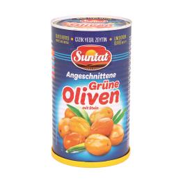 SUNTAT Cizik Yesil Zeytin 6x1250ml750g Tnk.