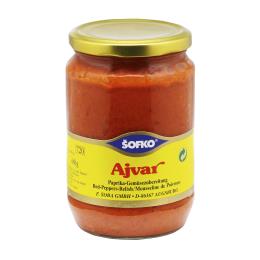 Sofko Ajvar Tatli 12x720ml 64