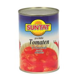 BAKTAT Soyulmus Domates 24x425ml Tnk.