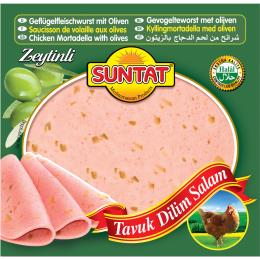 Geflügelflleischwurst Aufschnitt Oliven 200g