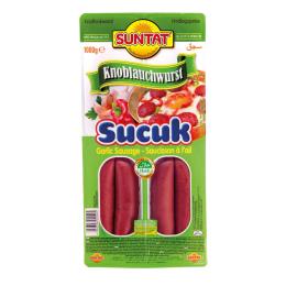 Knoblauchwurst 4 teilig 1000g Etikett