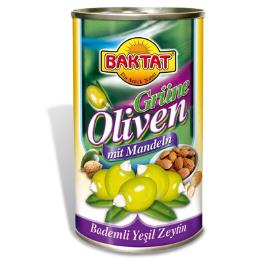 BAKTAT Bademli Yesil Zeytin 24x400ml150g