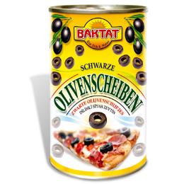 BAKTAT Dilimli Siyah Zeytin 24x500ml350g