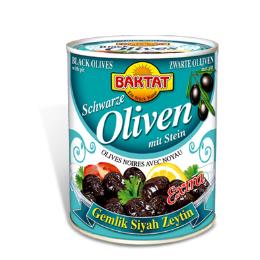 BAKTAT Siyah Zeytin Extra 12x800ml400g Tnk. 48